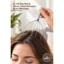 Yenilig 3 Adet Kafa Masaj Aleti ALK1839 – 21 cm Baş Masaj Cihazı, Head Massager, Scalp Massager