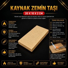 20 x 10 x 2 cm Kaynak Zemin Taşı