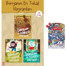 Timaş Çocuk Dünyanın En Tuhaf Hayvanları - Caner Sarıoğlu (1.sınıf - 2.sınıf Okuma Kitapları) + Aba Kitap Dev Boyama Posteri