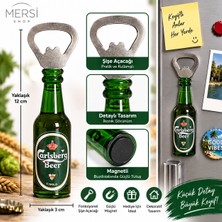 Mersi Shop Ikonik Içecek Şişesi Tasarımlı Magnetli Şişe Açacağı Dekoratif Buzdolabı Magneti 1 Adet