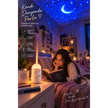 Esranın Dünyası Çocuk Odası Için Yıldızlı Gökyüzü Projeksiyon Gece Lambası - Lisinya