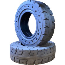 28X9-15 Iz Yapmayan Delikli Solidlas Segmanlı Dolgu Forklift Lastiği