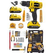 Maison Luré Akülü Vidalama Japon Technology 58V8AH Lion Çift Akülü Metal Şanzuman Turbo Şarjlı Matkap