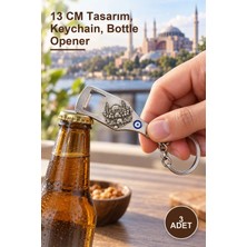 Yenilig 3 Adet Ayasofya Metal Anahtarlık ve Açacak – 13 cm Tasarım, Keychain, Bottle Opener