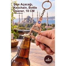 Yenilig 4 Adet Metal Sultanahmet Anahtarlık ve Açacak – Şişe Açacağı, Keychain, Bottle Opener, 10 cm