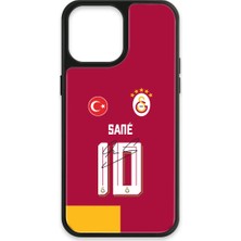iPhone 13 Pro Max Uyumlu Galatasaray Leroy Sane Parçalı Forma Imzalı Cam Lisanslı Telefon Kılıfı