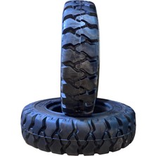 7.00-12 Siyah Solidlas Segmanlı Dolgu Forklift Lastiği