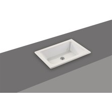 Kale Banyo Eternal Lavabo 60X40 cm Tezgah Üstü Beyaz