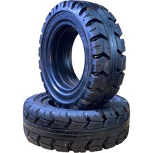 28X9-15 Siyah Delikli Solidlas Segmanlı Dolgu Forklift Lastiği