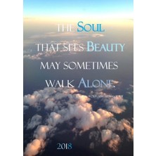 Createspace Kalender Dın A5 - 2018 - "the Soul That Sees Beauty May Sometimes Walk Alone" (Goethe): Wochenkalend