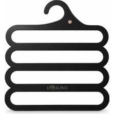 Doalino Ahşap Eşarp ve Şal Askısı 4 Katlı Mıknatıslı Dolap Içi Düzenleyici
