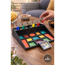 Yenilig 3 Adet Shot Bardak Oyunu – 22X27 cm Ölçülü Oyun, Eğlence ve Parti Için Shot Game, Drinking Game
