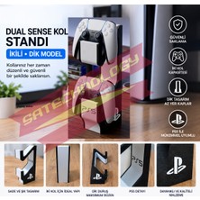 SATECHNOLOGY Oyun Konsolu Standı Masaüstü Kol Standi (Dikey Model Ikili)