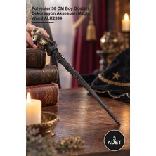 Yenilig 3 Adet Sihirli Asa – Polyester 36 cm Boy Gösteri Dekorasyon Aksesuarı Magic Wand ALK2394