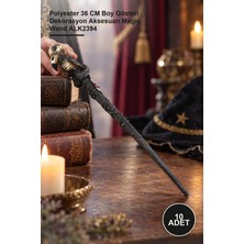 Yenilig 10 Adet Sihirli Asa – Polyester 36 cm Boy Gösteri Dekorasyon Aksesuarı Magic Wand ALK2394
