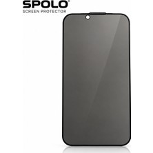 Spolo iPhone 17E Hayalet Ekran Koruyucu Gizlilik Camı Yan Görüş Önleyici