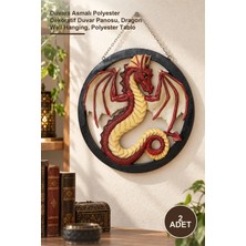 Yenilig 2 Adet Dragon Pano – Duvara Asmalı Polyester Dekoratif Duvar Panosu, Dragon Wall Hanging, Polyester Tablo