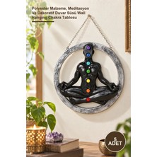 Yenilig 5 Adet 7 Chakra Duvara Asmalı Pano – Polyester Malzeme, Meditasyon ve Dekoratif Duvar Süsü Wall Hanging Chakra Tablosu