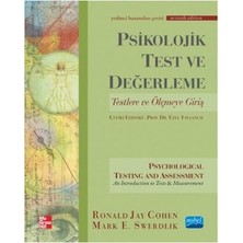 Kitap Bulut Psikolojik Test ve Değerleme: Testlere ve Ölçmeye Giriş