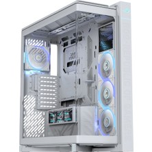 Asus Rog Cronox GR801 Argb USB 3.2 Temperli Cam Full Tower Beyaz Gaming (Oyuncu) Kasa