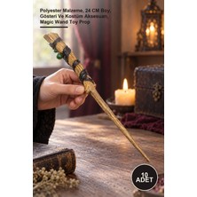 Yenilig 10 Adet Sihirli Asa – Polyester Malzeme, 24 cm Boy, Gösteri ve Kostüm Aksesuarı, Magic Wand Toy Prop