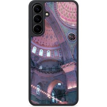 BG AKSESUAR Samsung Galaxy S25 Fe Uyumlu Cami Desenli Kamera Korumalı Darbelere Dayanıklı Kılıf