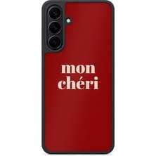 BG AKSESUAR Samsung Galaxy S25 Fe Uyumlu Moncheri Desenli Kamera Korumalı Darbelere Dayanıklı Kılıf