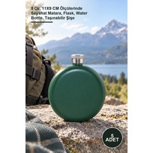 Yenilig 5 Adet Paslanmaz Çelik Matara – 5 Oz, 11X9 cm Ölçülerinde Seyahat Matara, Flask, Water Bottle, Taşınabilir Şişe