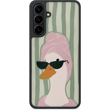 BG AKSESUAR Samsung Galaxy S25 Fe Uyumlu Ördek Desenli Kamera Korumalı Darbelere Dayanıklı Kılıf