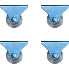 Lovesta Home Furç Sabit Teker - 38MM - Şeffaf HKS237 - 4 Adet