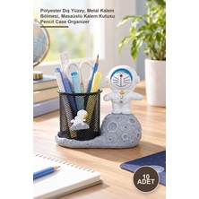 Yenilig 10 Adet Astronot Temalı Kalemlik – Polyester Dış Yüzey, Metal Kalem Bölmesi, Masaüstü Kalem Kutusu Pencil Case Organizer