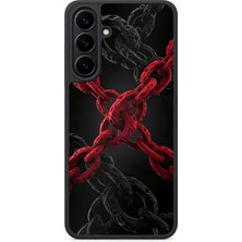 BG AKSESUAR Samsung Galaxy S25 Fe Uyumlu Zincir Desenli Kamera Korumalı Darbelere Dayanıklı Kılıf