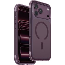 TeknoKapsül Keephone Apple iPhone 18 Pro Max Monica Airbag Magsafe Kapak - Bordo