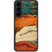 BG AKSESUAR Samsung Galaxy S25 Fe Uyumlu Fantastik Desenli Kamera Korumalı Darbelere Dayanıklı Kılıf