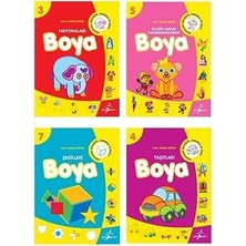 Çocuk Gezegeni Okul Öncesi Boyamalı Alıştırma (10 Kitap Takım) (Kapak Değişebilir)