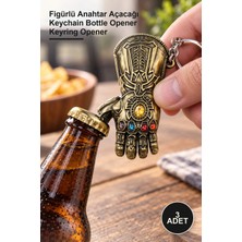 Yenilig 3 Adet Thanos Eli Anahtarlık Açacak – Figürlü Anahtar Açacağı Keychain Bottle Opener Keyring Opener