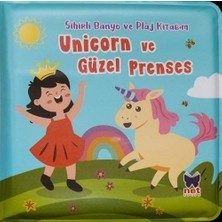 Net Çocuk Yayınları Unicorn ve Güzel Prenses - Sihirli Banyo ve Plaj Kitabım