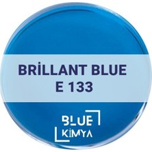 Blue Kimya Brilliant Blue E133 Mavi Toz Gıda Boyası 50 gr
