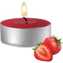 Gurmender 30 Lu Çilek Kokulu Kırmızı Tealight Mum