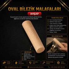 Torna Türk Oval ahşap Bilezik Malafası