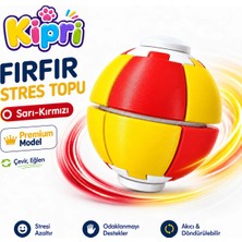 Spinner Ball Rulmanlı Fırfır Stres Topu Bas-Çevir 3D Baskı Fidget Oyuncak 1 Adet