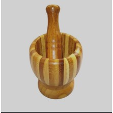 JHT Shop Havan Tokmağı Seti Ahşap Ev Seti Öğütme Kasesi Ev Mutfak Için