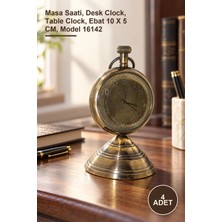 Yenilig 4 Adet Masa Üstü Pirinç Saat – Masa Saati, Desk Clock, Table Clock, Ebat 10 x 5 Cm, Model 16142