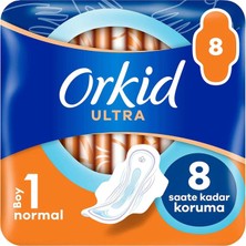 2 Adet Orkid Ultra Extra Hijyenik Ped Normal Tekli 8'li