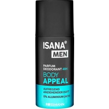 3 Adet Isana Men Parfüm Deodorant Sprey Body Appeal Aromatik Turunçgil ve Baharat 150 ml