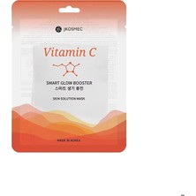 3 Adet Jkosmec Skin Solution Kağıt Maske Vitamin C 1 Adet