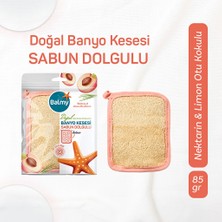 3 Adet Balmy Nektari Sabun Dolgulu Kabak Banyo Kesesi