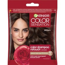 3 Adet Garnier Color Sensation Şampuan Kolaylığında Dip Boyası Kahve 4.0 1 Adet