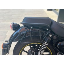 Turktasarlar Motor Accessory Royal Meteor 350 - Motosiklet Çanta Sabitleme Aparatı, Siyah Boyalı