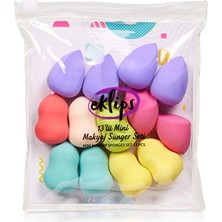 3 Adet Eklips Mini Makyaj Süngerleri - 13 Adet